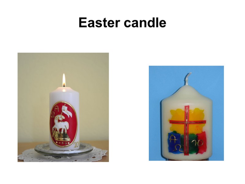 Easter candle
